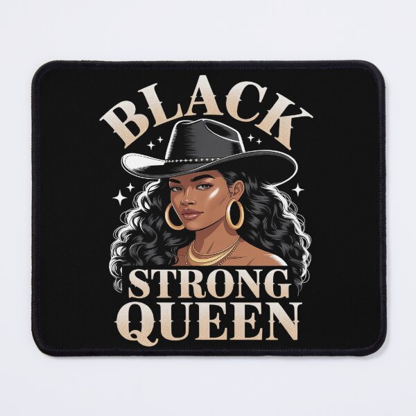Item preview, Black Strong Queen African American Beauty Gold Crown Power designed and sold by Slwankol.