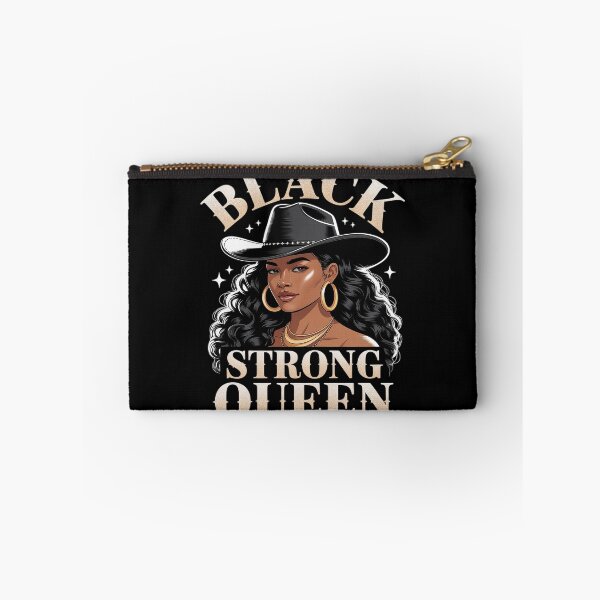 Item preview, Black Strong Queen African American Beauty Gold Crown Power designed and sold by Slwankol.