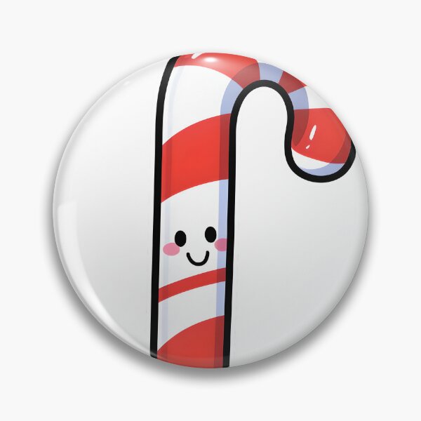 Item preview, Cute Christmas Candy Cane With Happy Face Sticker Design designed and sold by BankMano.