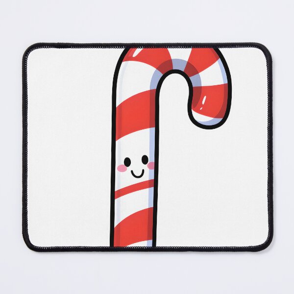 Item preview, Cute Christmas Candy Cane With Happy Face Sticker Design designed and sold by BankMano.