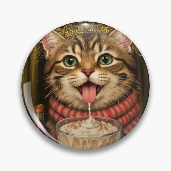 Item preview, cute kitty drinking milk designed and sold by KELSTYLES3.