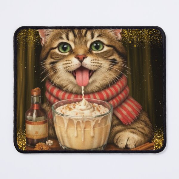 Item preview, cute kitty drinking milk designed and sold by KELSTYLES3.