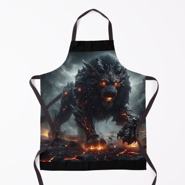 Item preview, Black Lava Lion designed and sold by GalleryBrisArt.