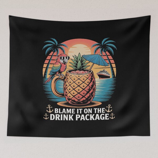 Item preview, Blame It on the Drink Package Cruise Cruising designed and sold by Slwankol.