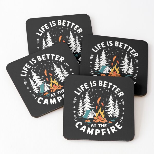 Item preview, Life Is Better At The Campfire Funny Camping designed and sold by DianaCandyce.