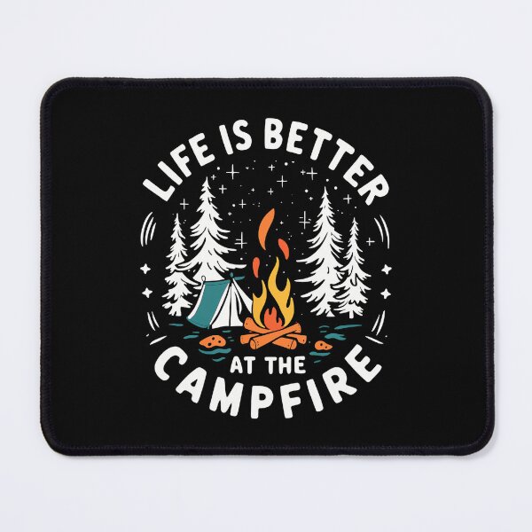 Item preview, Life Is Better At The Campfire Funny Camping designed and sold by DianaCandyce.