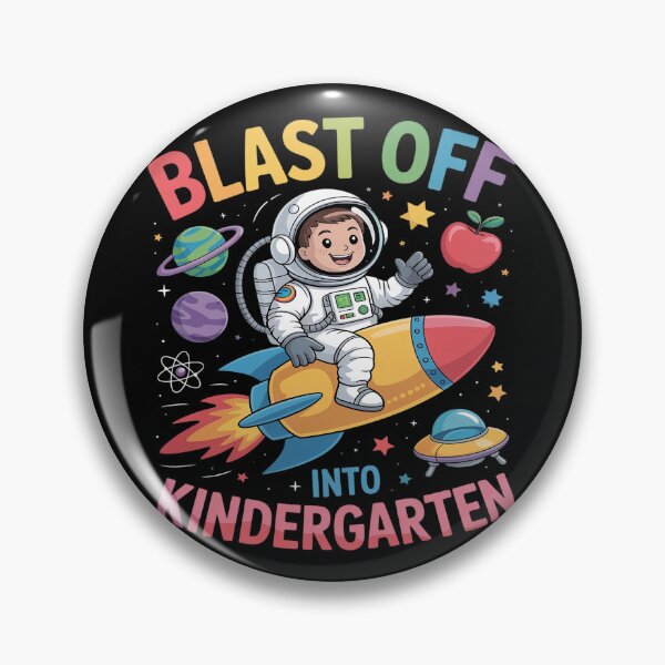 Item preview, Blast Off Into Kindergarten Space Back To School Kinder designed and sold by Slwankol.