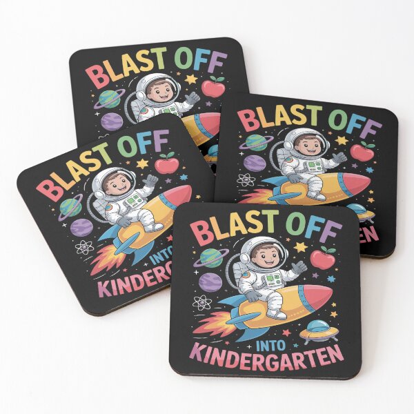 Item preview, Blast Off Into Kindergarten Space Back To School Kinder designed and sold by Slwankol.
