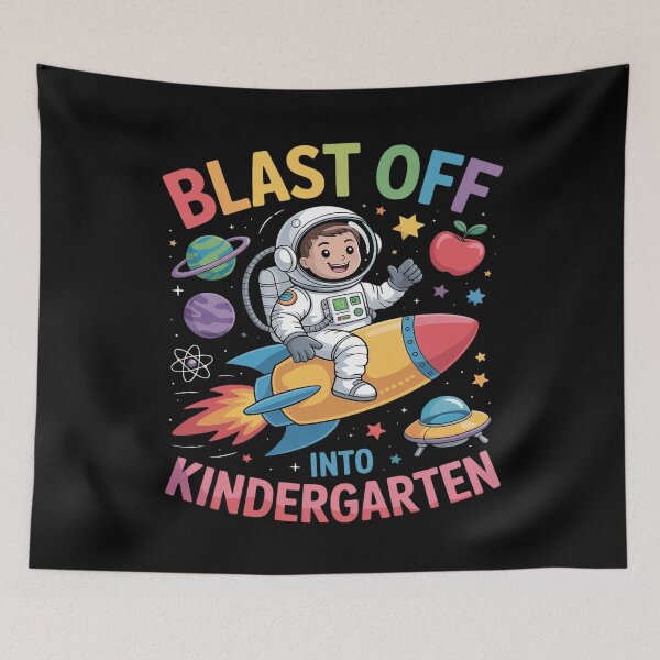 Item preview, Blast Off Into Kindergarten Space Back To School Kinder designed and sold by Slwankol.