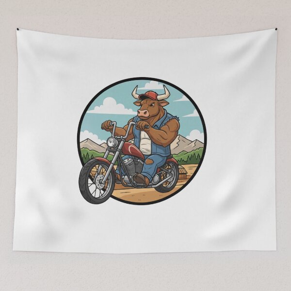 Item preview, Alpha Biker Bull – Power on the Road designed and sold by TopMentality.