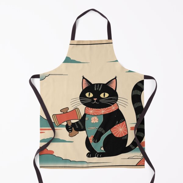 Item preview, Hanafuda Style Lucky Black Cat with Uchide no Kozuchi designed and sold by LEO'S CREATURE れおずくりーちゃー.