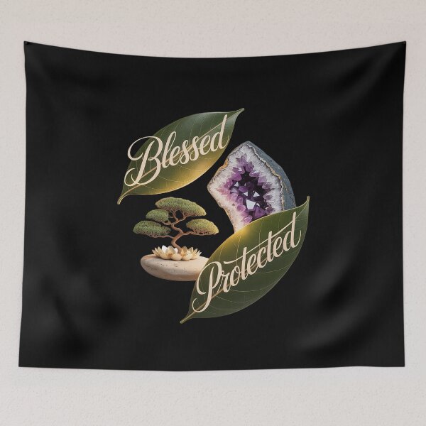 Item preview, Blessed and Protected Bay Leaf and Crystals designed and sold by Slwankol.