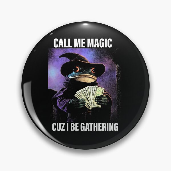 Item preview, Frog Call Me Magic Cuz I Be Gathering - Funny Wizard Gamer Dungeon Master designed and sold by CARBONARA LLC..
