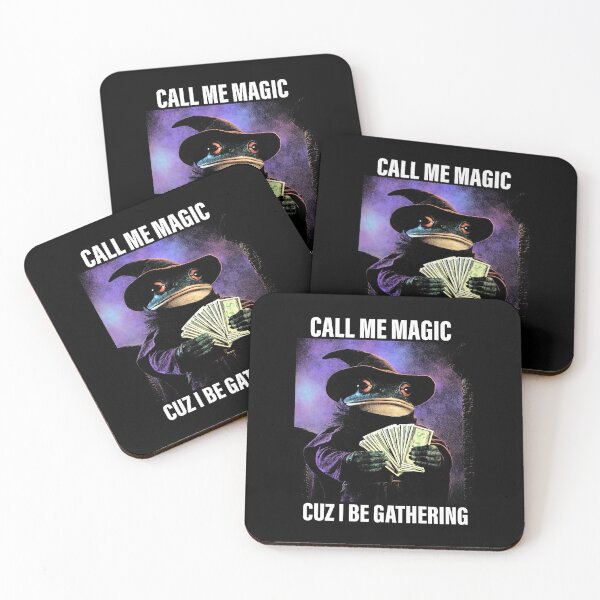 Item preview, Frog Call Me Magic Cuz I Be Gathering - Funny Wizard Gamer Dungeon Master designed and sold by CARBONARA LLC..
