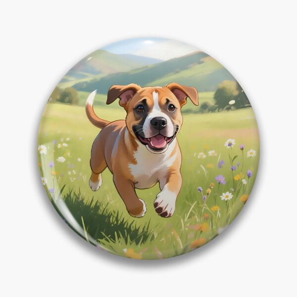 Item preview, Puppy dog playing in a field.  designed and sold by Nomad-Maynard.