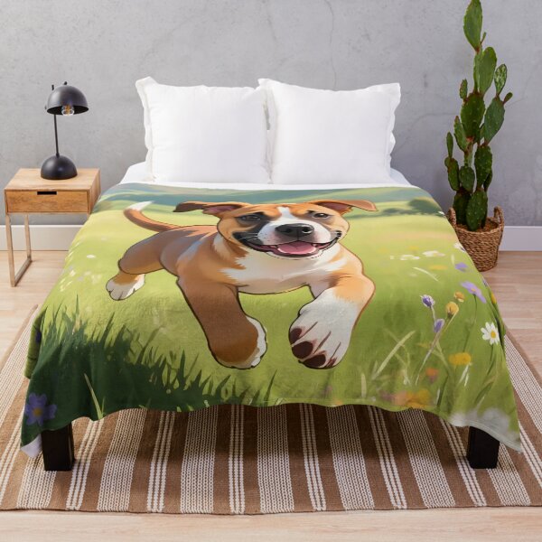 Item preview, Puppy dog playing in a field. designed and sold by Nomad-Maynard.