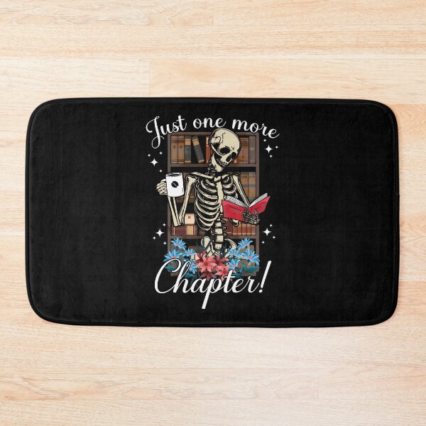 Item preview, Just One More Chapter Skeleton Reading Books Coffee Funny designed and sold by MicheleDanita.