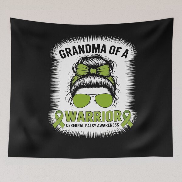 Item preview, Grandma Of a Warrior Cerebral Palsy Grandson CP Awareness designed and sold by Bstilablhot.