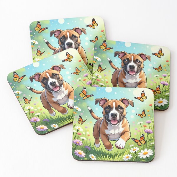 Item preview, Puppy dog playing in a field.  designed and sold by Nomad-Maynard.