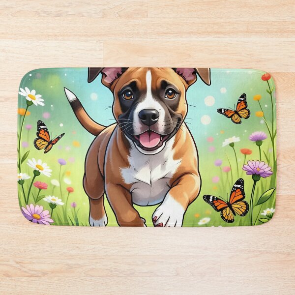 Item preview, Puppy dog playing in a field.  designed and sold by Nomad-Maynard.