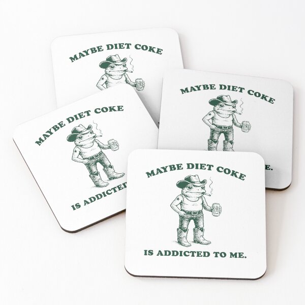 Item preview, Frog Diet Coke -Funny Soda Lover Meme designed and sold by CARBONARA LLC..