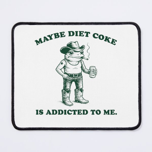 Item preview, Frog Diet Coke -Funny Soda Lover Meme designed and sold by CARBONARA LLC..