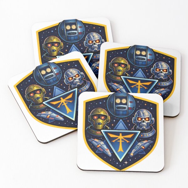 Item preview, Terrahawks Inspired Retro Robot Badge designed and sold by NOVAWEARIT.