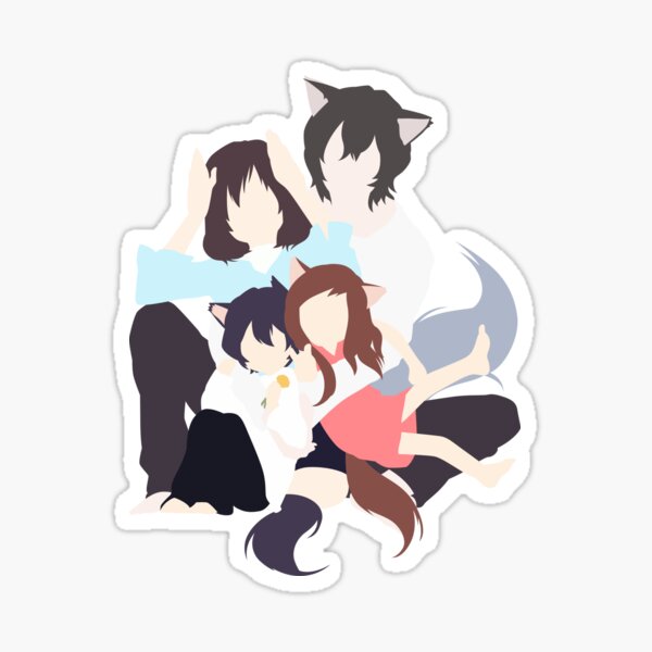 Ookami Kodomo no Ame to Yuki Sticker