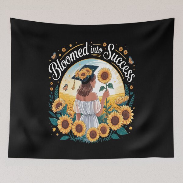 Item preview, Bloomed & Graduate Floral Master Degree Mastered It 2025 designed and sold by Slwankol.