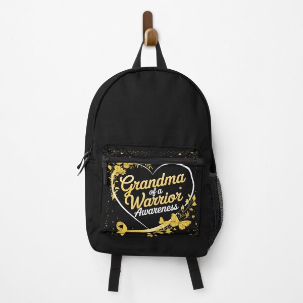 Item preview, Grandma Of A Warrior Gold Heart Childhood Cancer Awareness designed and sold by Bstilablhot.