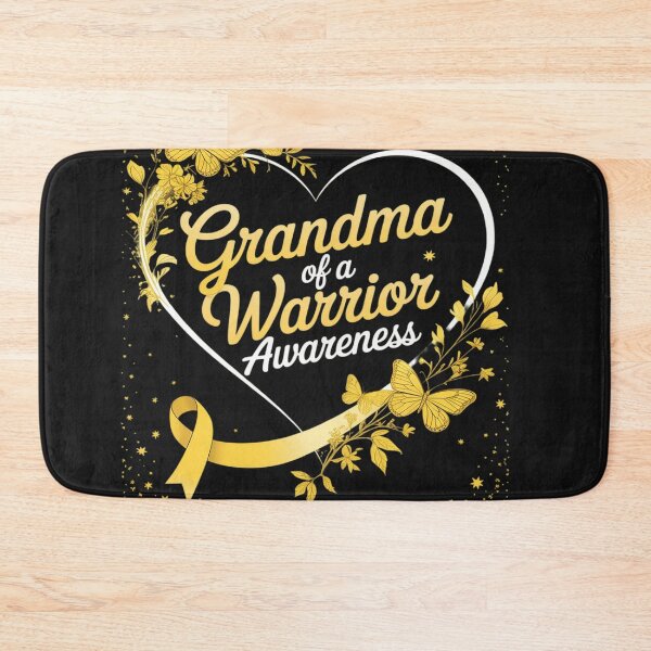 Item preview, Grandma Of A Warrior Gold Heart Childhood Cancer Awareness designed and sold by Bstilablhot.