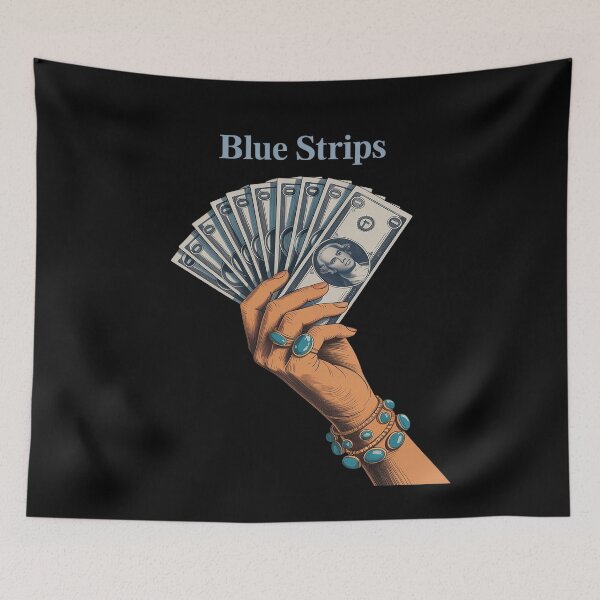 Item preview, Blue Strips Western Yallternative Cowgirl Hand designed and sold by Slwankol.