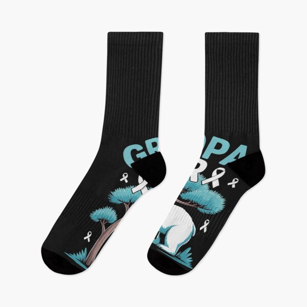 Item preview, Grandpa Bear Cervical Cancer Awareness Teal White Ribbon designed and sold by Bstilablhot.