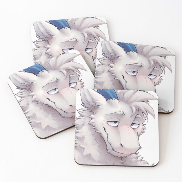Item preview, Tired White Felkin Blue Horns Portrait designed and sold by Finmm.