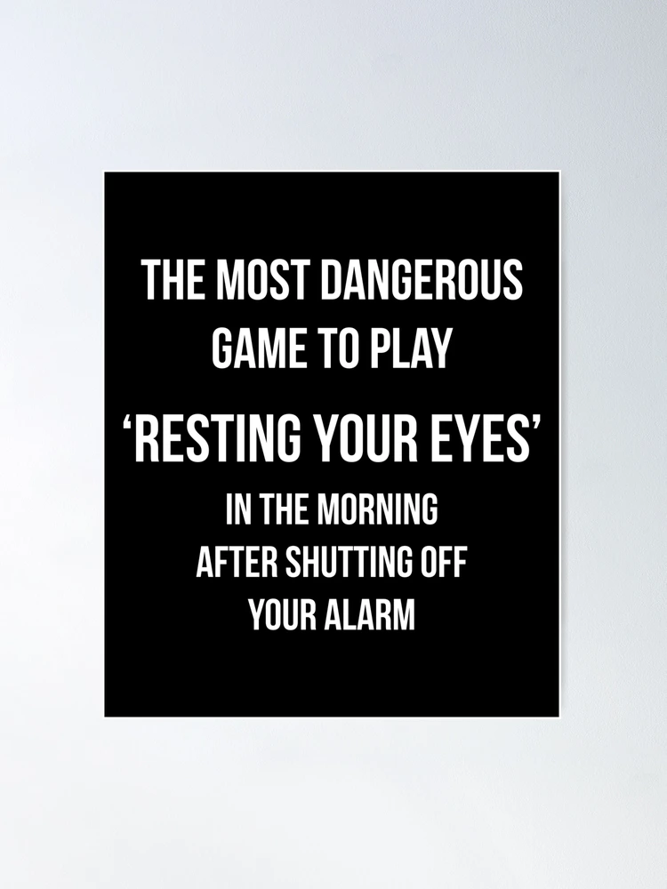 The Most Dangerous Games: Listen To The Clock