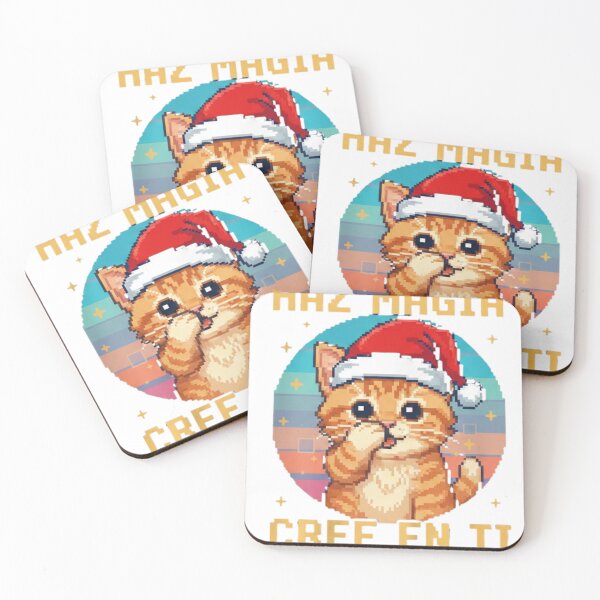 Item preview, Gatito Navideño: Haz Magia, Cree en Ti designed and sold by Bit Canvas.