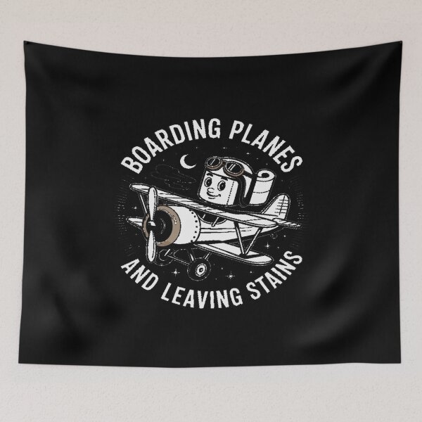 Item preview, Boarding Planes Leaving Stains Funny Embarrassing Airport designed and sold by Slwankol.