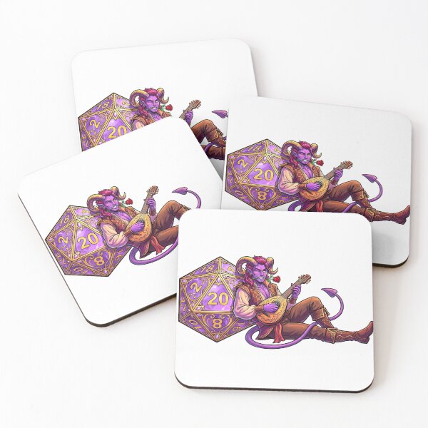 Item preview, Bardic Seduction: Tiefling Bard Dice Himbo designed and sold by SkinnyFlatWhite.