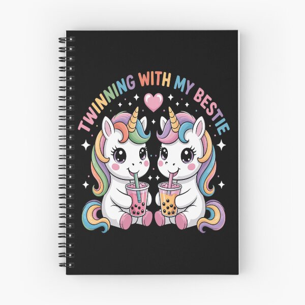 Item preview, Boba Tea Unicorn Twinning With My Bestie Spirit Week Girl designed and sold by Slwankol.