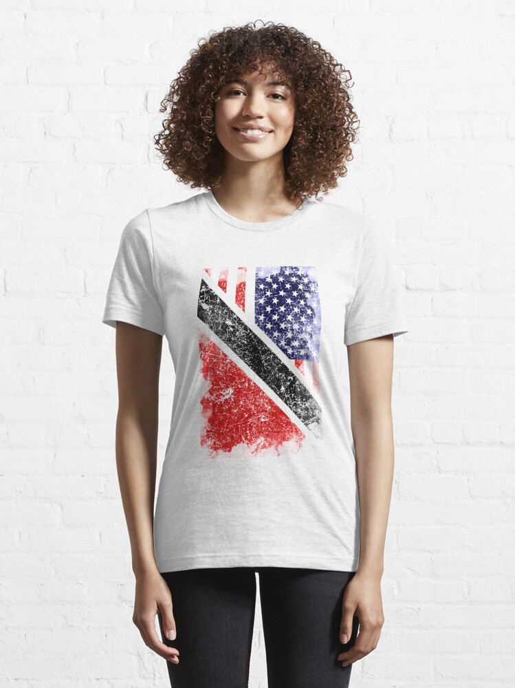 Trinidad American Flag Trinidad and Tobago' Essential T-Shirt for