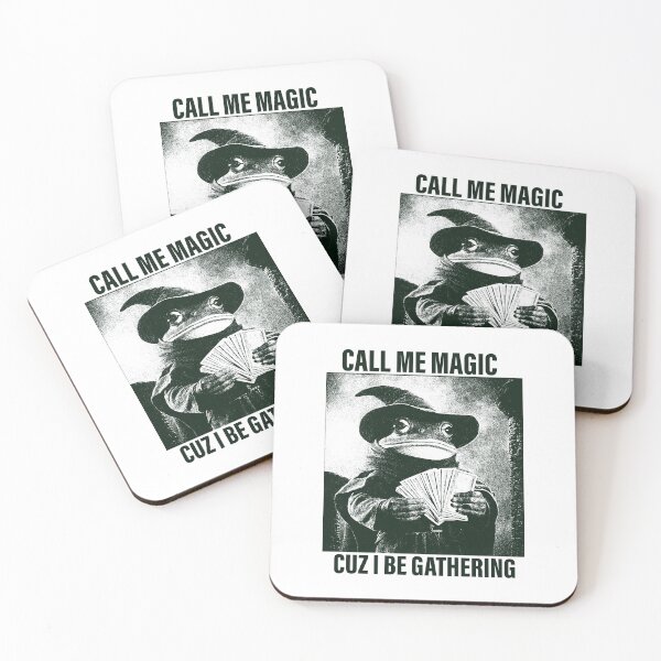 Item preview, Frog Call Me Magic Cuz I Be Gathering - Funny Wizard Gamer Dungeon Master designed and sold by CARBONARA LLC..