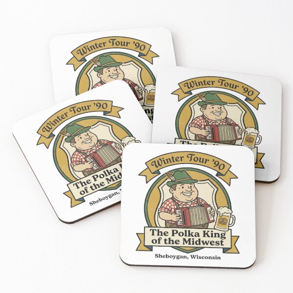 Item preview, Winter Tour '90 Polka King Retro Vintage Illustration for Music Fan designed and sold by chattsuede.