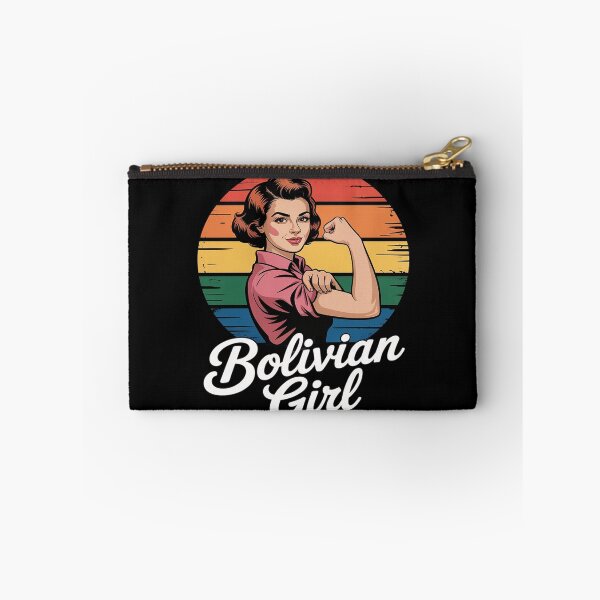 Item preview, Bolivian Girl Bolivian Flag Bolivia Roots Bolivia designed and sold by Slwankol.