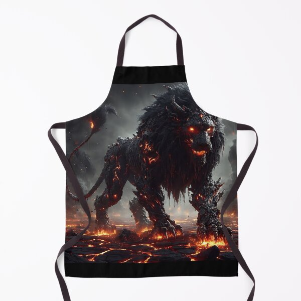 Item preview, Black Lava Lion designed and sold by GalleryBrisArt.