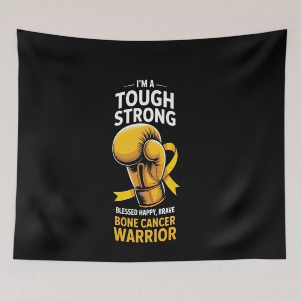 Item preview, Bone Cancer Awareness Movement Tough Survivor Warrior designed and sold by genkihikki.