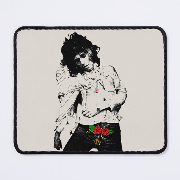 Item preview, Keith Richards Roses Sketch Rolling Stones Fan Art designed and sold by Dystopian Design.