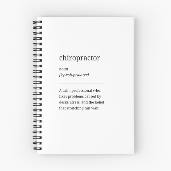 Item preview, Chiropractor Definition – Modern Minimalist Quote Design designed and sold by RosieKingArt.