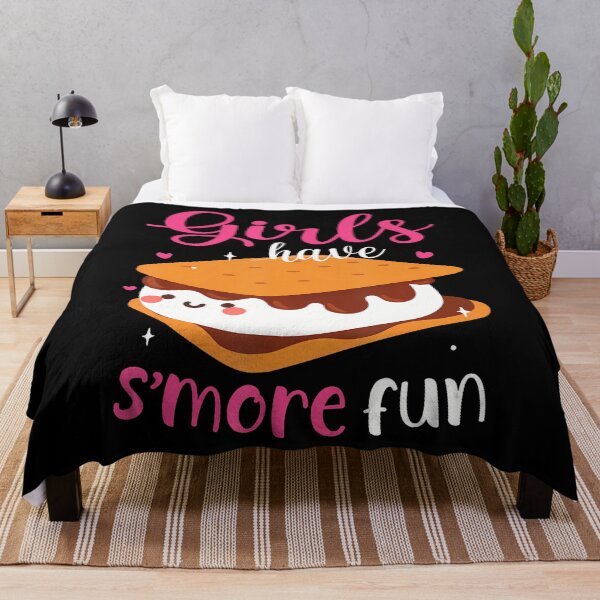 Item preview, Marshmallow Camping Campfire Women Girls Have Smore Fun designed and sold by MicheleDanita.