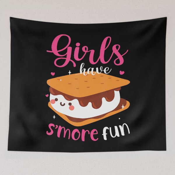 Item preview, Marshmallow Camping Campfire Women Girls Have Smore Fun designed and sold by MicheleDanita.