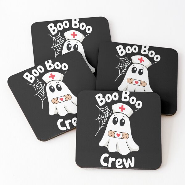 Item preview, BOO BOO CREW Ghost Nurse Funny Halloween designed and sold by genkihikki.